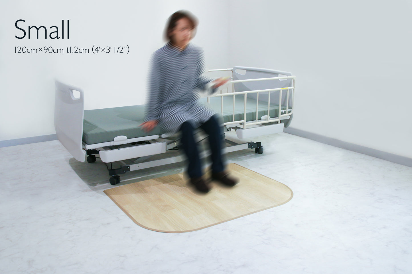 ころやわマット ベッドサイド用 Lサイズ(120cm×180cm ) 【転倒予防学会推奨品選定】